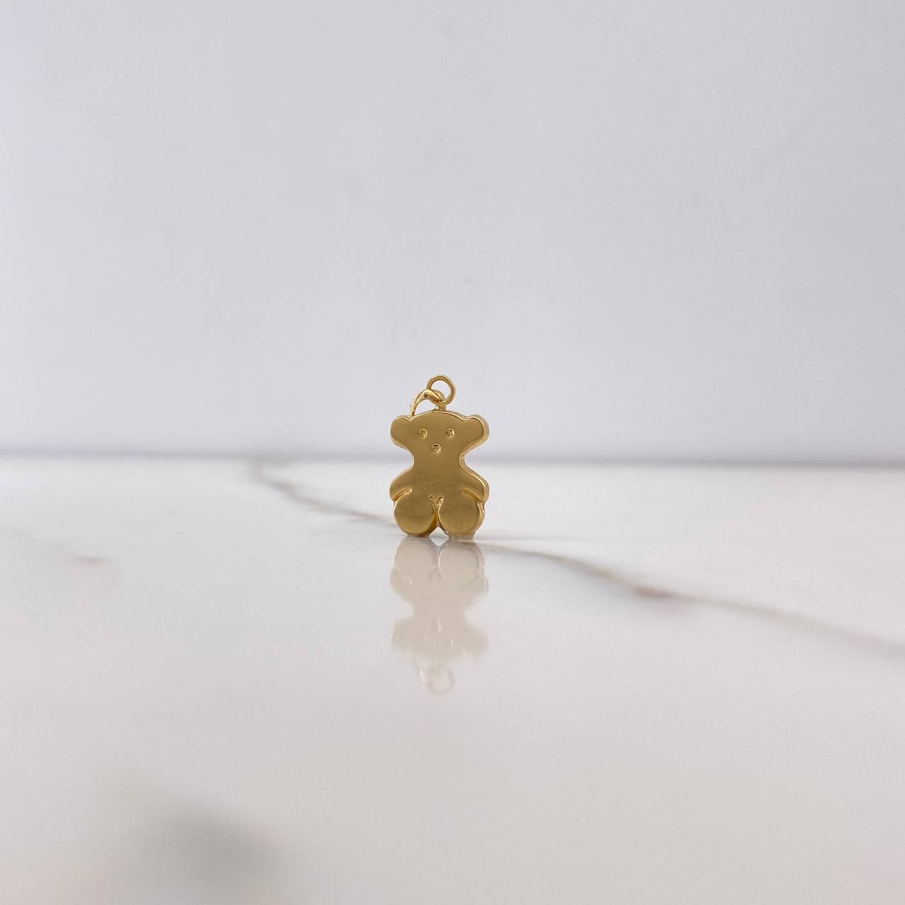 Dije Oso Ts 0.55gr / 1.7cm / Liso Oro Amarillo $