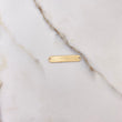 Herraje Placa Ovalada 0.7gr / 2.5cm / Lisa Oro Amarillo $