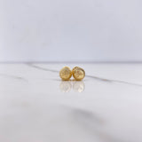 Topos Bola 0.8gr / 6mm Diamantados Oro Amarillo &