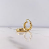 Candongas Sofi 3.4gr / 2cm / Espiral Oro Amarillo $