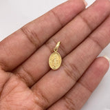 Dije Virgen Milagrosa 0.45gr / 1.6cm / Troquelado Oro Amarillo &