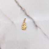 Dije Angel De La Guarda 0.55gr / 2cm / Troquelado Oro Amarillo &