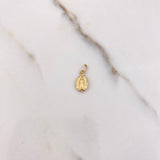 Dije Virgen Guadalupe 0.25gr / 1.5cm / Troquelado Oro Amarillo &