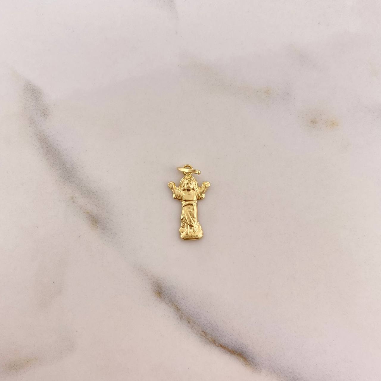 Dije Divino Niño 0.55gr / 2cm / Liso Oro Amarillo &