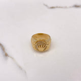 Anillo Correa Corona RX 6.6gr / T6 / Circones Blancos Oro Amarillo $