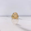 Anillo Indio 9.15gr / T10 / Circones Colores Oro Amarillo $