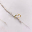 Anillo Solitario Espinas 1.8gr / T6 1/4 / Circones Verdes Blanco Oro Amarillo $