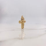 Dije Cruz Cristo 1.6gr / 2.2cm / Oro Amarillo $