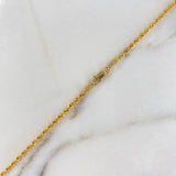 Cadena Lazo 3.7gr / 60cm / 2.05mm Oro Amarillo +3 $