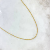 Cadena Veneciana 3.7gr / 60cm / 1.3mm Oro Amarillo +3 $