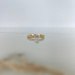 Anillo Solitario 2.15gr / T6 / Circones Blancos Oro Amarillo &