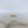 Anillo Amor 1.6gr / T7 1/2 / Circones Blancos Oro Amarillo &