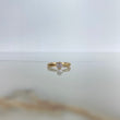 Anillo Solitario 1.85gr / T6 / Barril Circon Blanco Oro Amarillo &