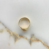 Anillo Corona RX 8.05gr / T10 1/4 / Circones Blancos Tres Oros &