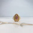 Anillo Virgen De Guadalupe 7.4gr / T7  / Circones Blancos Azules Fucsias Oro Amarillo &