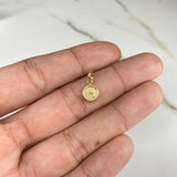 Dije Letra H 0.35gr / 1.5cm / Liso Oro Amarillo $