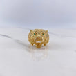 Anillo Tigre 11.55gr / T10 1/2 / Circones Verdes Oro Amarillo $