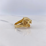 Anillo Tigre 11.55gr / T10 1/2 / Circones Verdes Oro Amarillo $