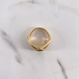 Anillo Halo 8.7gr / T10 1/4 / Circones Blancos Verde Oro Amarillo $