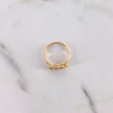 Anillo Corazones 15s 2gr / T6 / Circones Blancos Fucsias Dos Oros Amarillo Blanco $