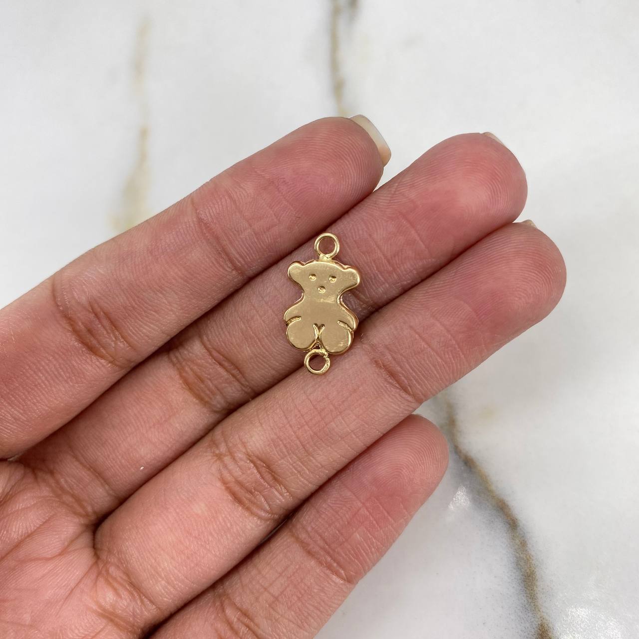 Herraje Oso Ts 0.3gr / 1.2cm / Oro Amarillo $