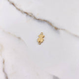 Herraje Oso Ts 0.6gr / 1.5cm / Oro Amarillo $