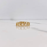 Anillo Cubano 2.2gr / T6 / Oro Amarillo $