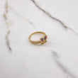 Anillo Mariposa 2.4gr / T6 1/4 / Circones Colores Oro Amarillo $