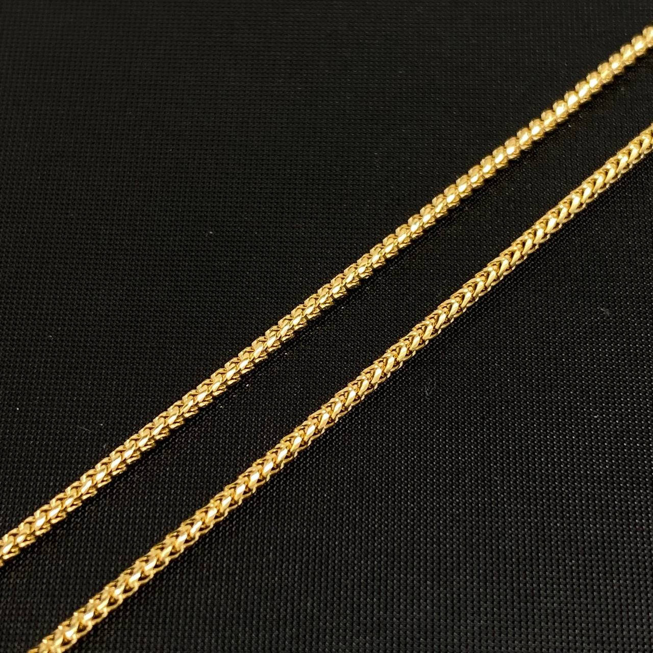 Cadena Franco 3.95gr / 60cm / 0.95mm  Oro Amarillo +4 &