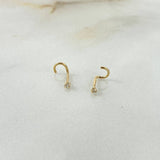 Piercing Chispa Curva 6mm Diamante 1.7pts Oro Amarillo (Joya)