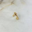 Piercing Serpiente 12mm Rubies 1.6pts Bola 3mm Oro Amarillo (Joya)