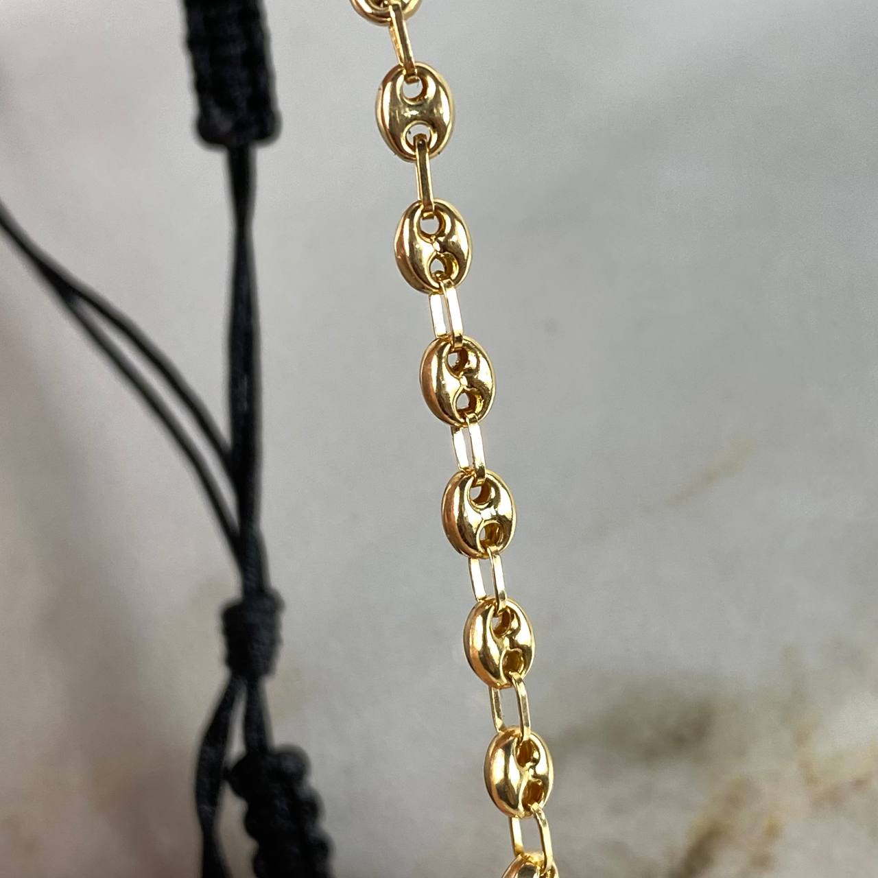 Pulsera Tejida GC 0.35gr / 3.3mm Personalizada Oro Amarillo (Oferta)