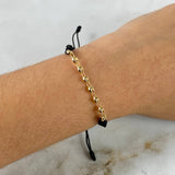 Pulsera Tejida GC 0.35gr / 3.3mm Personalizada Oro Amarillo (Oferta)