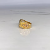 Anillo Anclas 16.25gr / T10 1/4 / Dos Oros Amarillo Rosa$