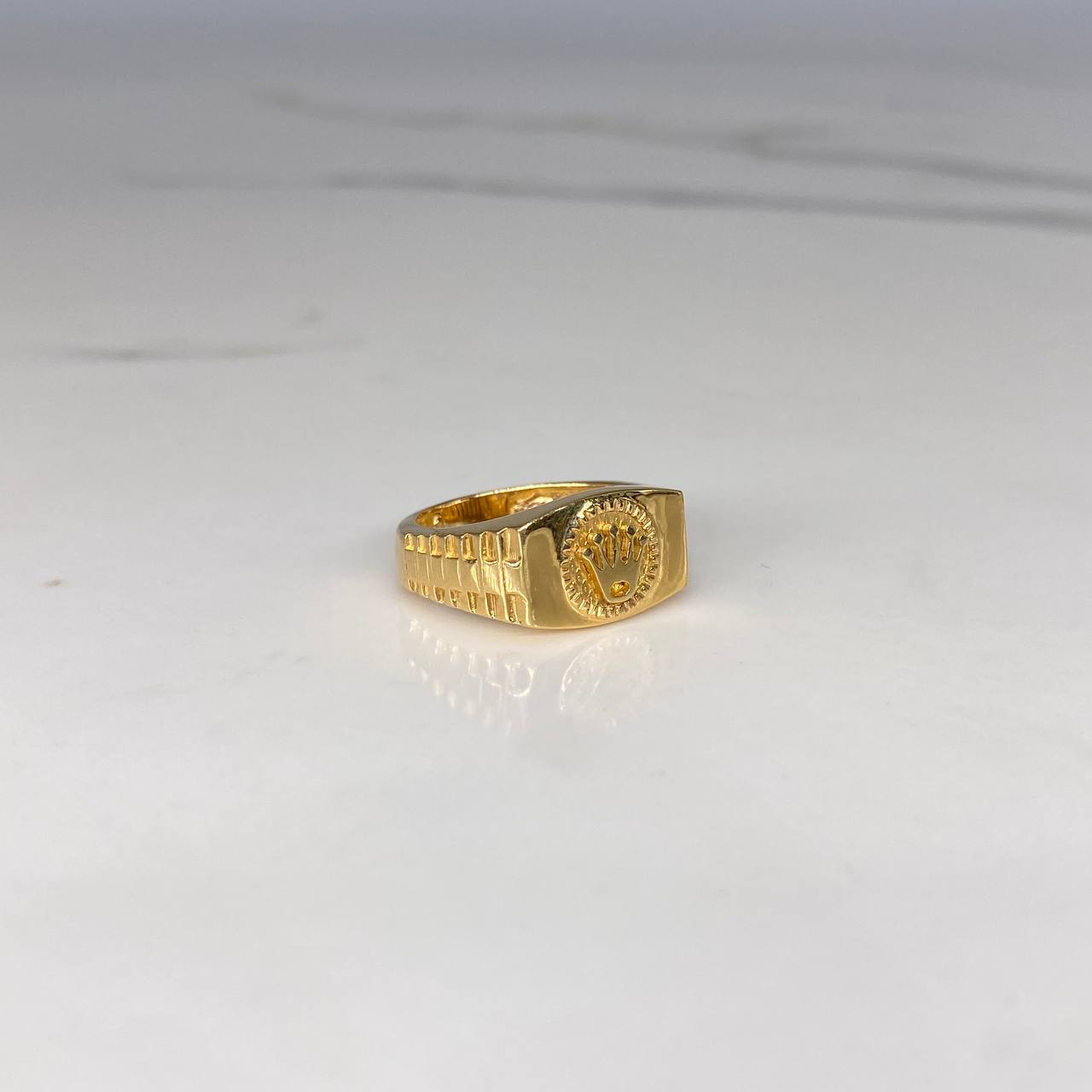 Anillo RX 6.55gr / T6 3/4 / Relieve Oro Amarillo$