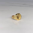 Anillo Sello RX 3.6gr / T9 1/4 Liso  Oro Amarillo$