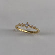 Anillo Chispa  1.7gr / T6 / Solitario Circones Blancos  Oro Amarillo$