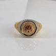 Anillo WW 6gr / T9 1/2 / Circones Blancos  Tres Oros$