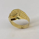 Anillo Sello RX 4.05gr / T9 / Punteado  Oro Amarillo$