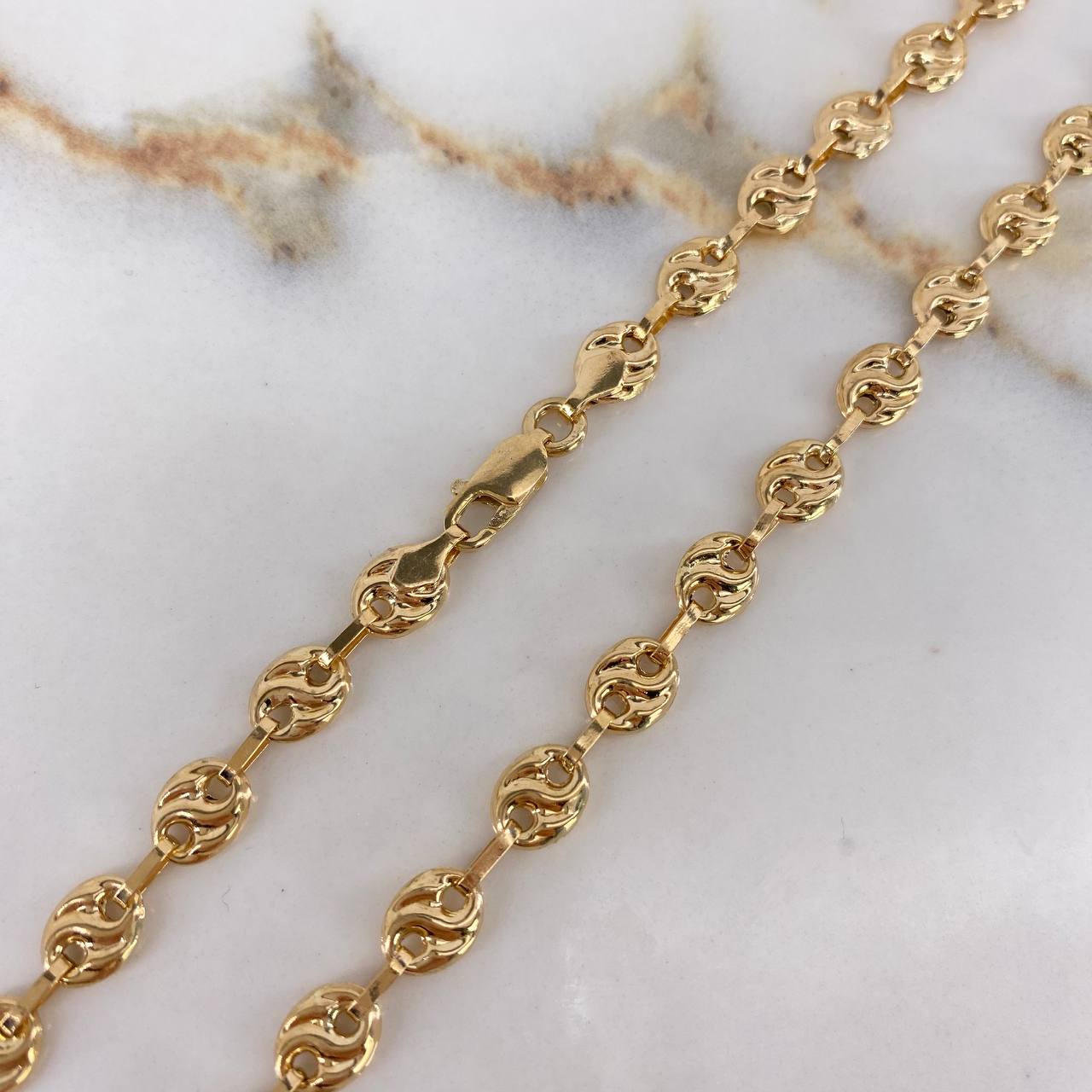 Cadena GC 15.2gr / 65cm / 6.35mm Diamantada Oro Amarillo$