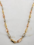 Cadena Rustica  13.8gr / 60cm / 4.5mm Barril Tribal  Tres Oros$