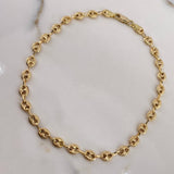 Tobillera GC 6.4gr / 27cm / 6.4mm Diamantada Oro Amarillo$