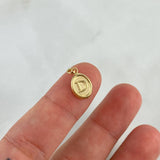 Dije Letra D 0.5gr / 1.8cm / Troquelada Oro Amarillo
