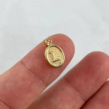 Dije Letra L 0.5gr / 1.8cm / Troquelada Oro Amarillo