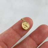 Dije Letra N 0.5gr / 1.8cm / Troquelada Oro Amarillo