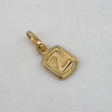 Dije Marco Letra Z 0.35gr / 1.5cm / Liso  Oro Amarillo