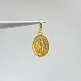 Dije Virgen Milagrosa 0.9gr / 2.5cm / Oro Amarillo &