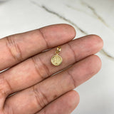 Dije Letra I 0.35gr / 1.5cm / Liso  Oro Amarillo &