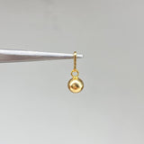 Dije Bola 0.15gr / 1cm / 5mm Liso Oro Amarillo &