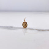 Dije Virgen Guadalupe 0.75gr / 1.5cm / Diamantada Oro Amarillo &